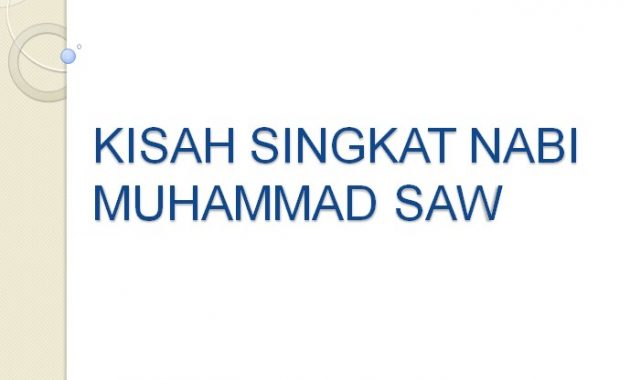 Kisah Nabi Muhammad SAW | Kisah Singkat 25 Nabi dan Rasul