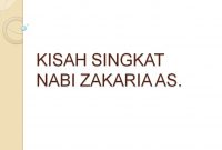 Kisah Nabi Zakaria AS. | Kisah Singkat 25 Nabi dan Rasul