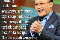 Kata Kata Mutiara Mario Teguh yang Sangat Menginspirasi