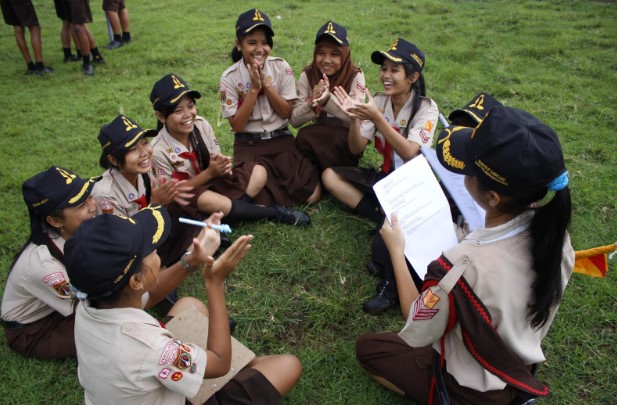 3 Contoh Lirik Yel Yel Pramuka Berbagai Bahasa Jawa Sunda Inggris