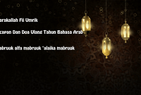 10+ Ucapan Ulang Tahun Bahasa Arab Beserta Doa Ulang Tahun