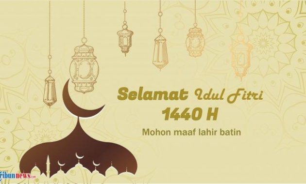 20 Ucapan Idul Fitri Lengkap Dan Menarik