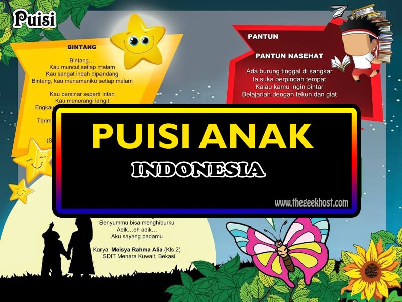 20 Contoh Puisi Anak Tentang Lingkungan Orang Tua Guru Sahabat