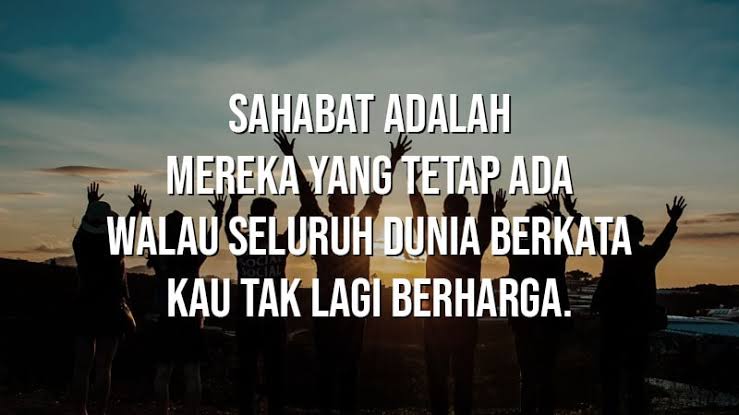 Kata kata, Quotes, Caption Sahabat Yang Keren Dan Menyentuh Hati