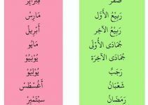 Nama Bulan Dalam Bahasa Arab Serta Penjelasan Lengkapnya