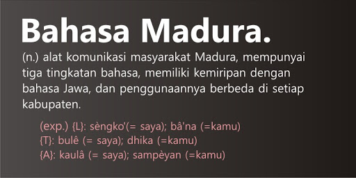 120 Kosa Kata Bahasa Madura Lengkap Yang Penting Untuk Dipelajari