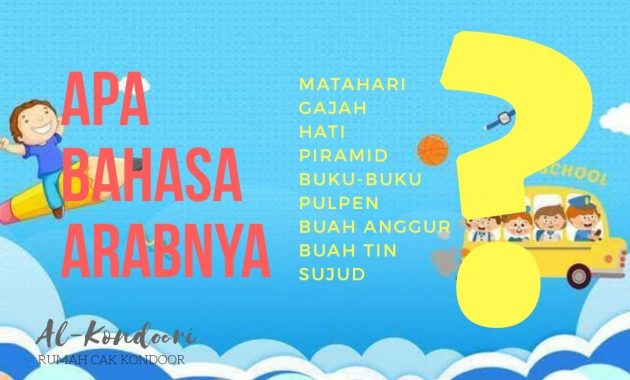 Contoh Tebak-Tebakan dalam Bahasa Arab Paling Lucu