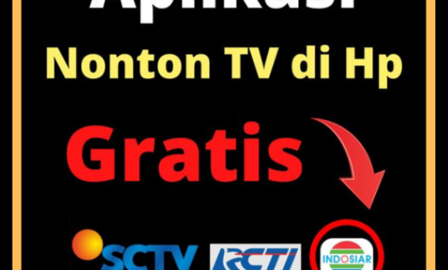 Aplikasi Nonton TV Online Streaming